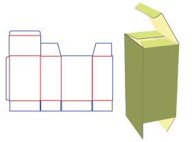管式盒,包装纸箱设计