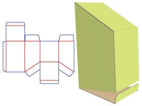 展示盒,异型包装设计,包装结构设计