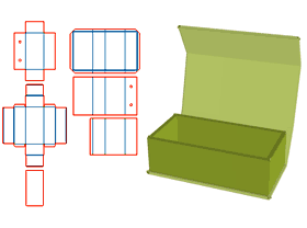 书形翻盖V槽,翻盖角度可选,内盒内裱可选,内盒内折可调
