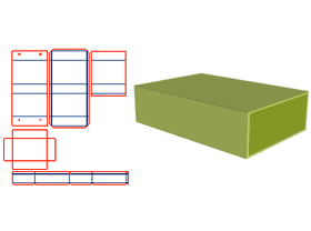 书型翻盖V槽,内盒半穿+裱纸围边,内盒裱纸围边