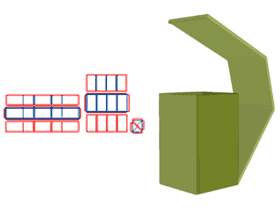 书型翻盖,内盒灰板半穿,皮壳五连板,可压扁运输