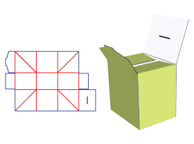 展示盒,文件夹包装设计|包装结构设计