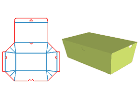  梯形翻盖盒,异形结构翻盖盒,异形结构,卡纸盒,瓦楞盒,翻盖盒,常用于茶叶包装结构,糖果包装,电子产品包装,日用品包装,化妆品包装设计